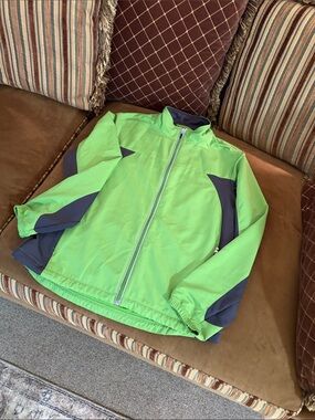 tek gear Lime Green and Gray Lightweight Jacket